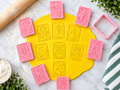 Lot de 6 emporte-pièces Tarot – Cutter + tampon