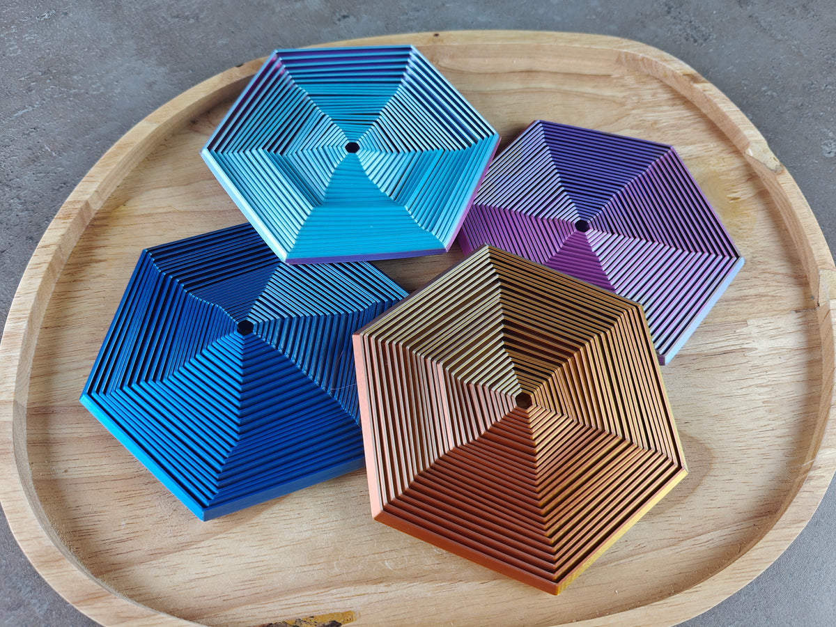 Fidget Spirale Hexagonale – Fidget articulé anti-stress 3D