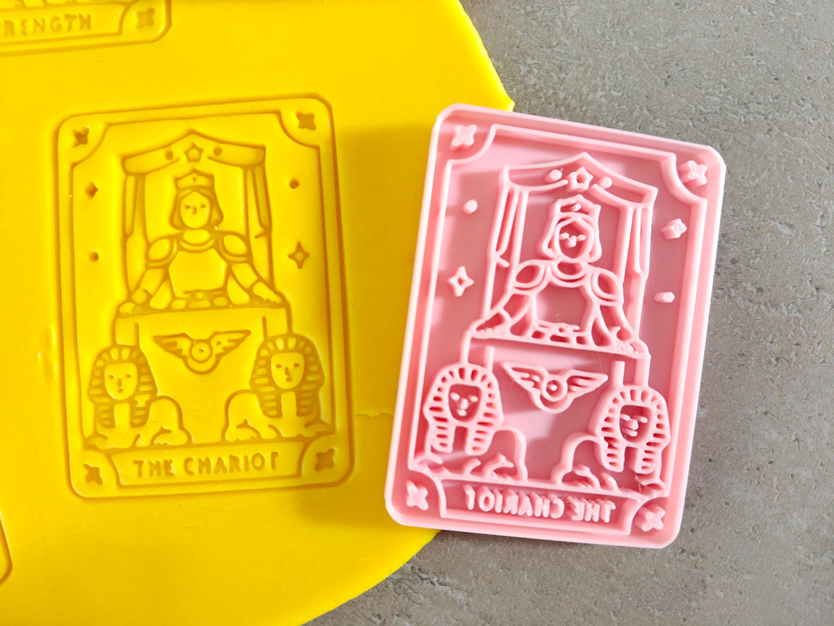 Lot de 6 emporte-pièces Tarot – Cutter + tampon