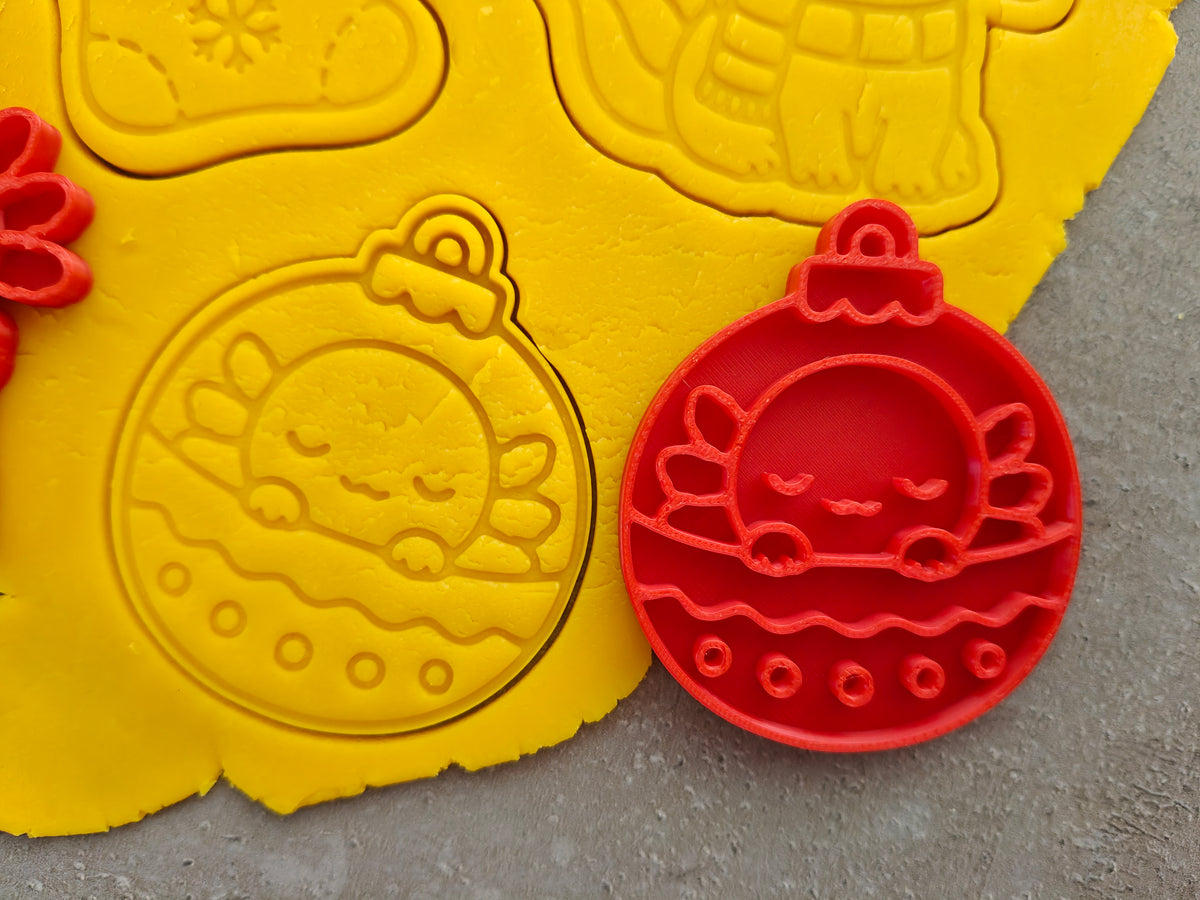 Emporte-pièces Axolotls de Noël – Lot de 6 cutters & tampons