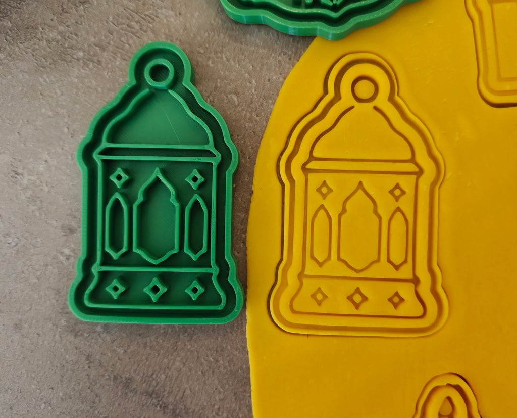 Lot de 6 emporte-pièces Ramadan & Aïd – Cutter + tampon – Biscuits maison