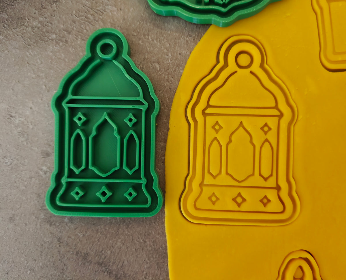 Lot de 6 emporte-pièces Ramadan & Aïd – Cutter + tampon – Biscuits maison