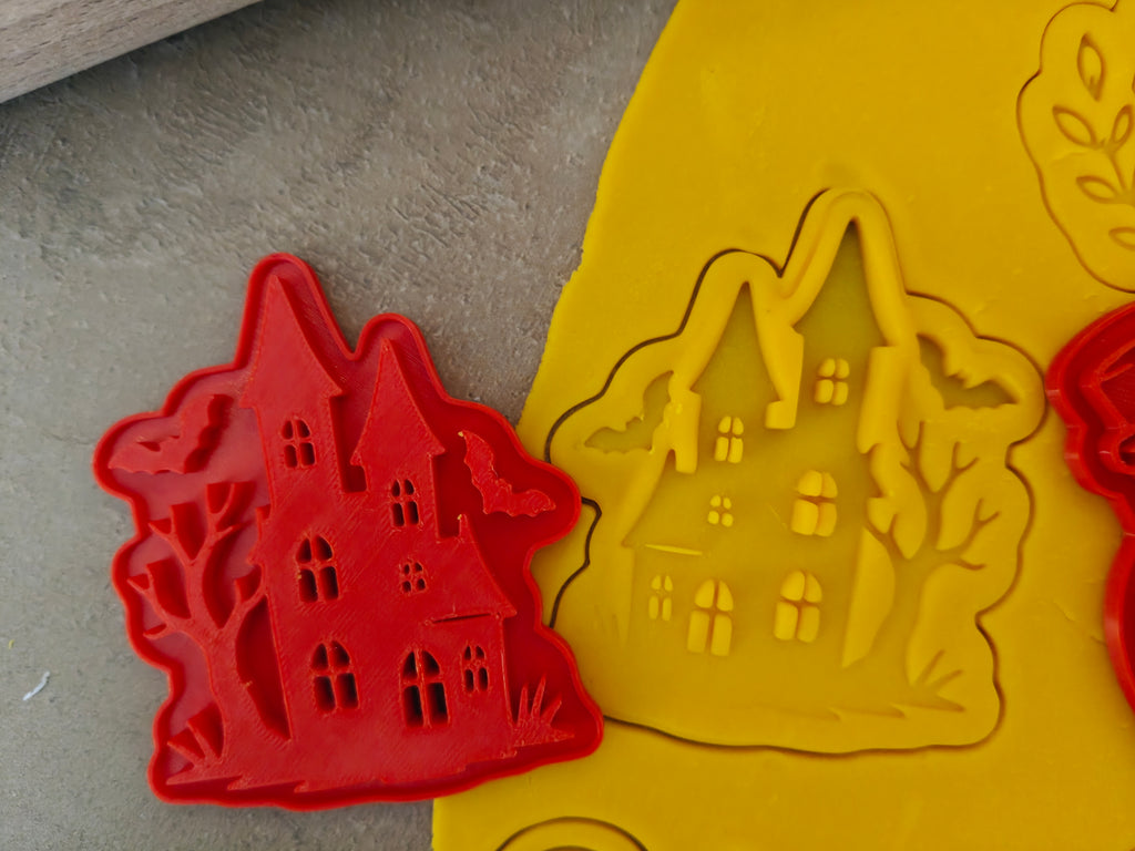 Lot de 6 emporte-pièces Halloween Mystique – Cutter + tampon