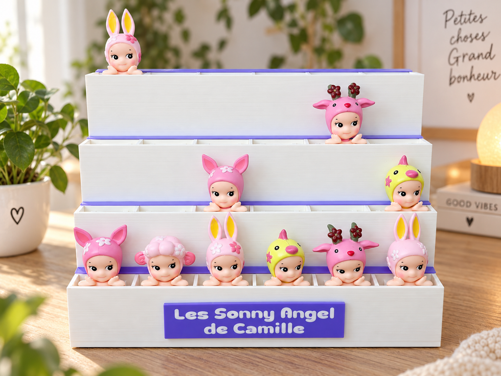 Présentoir personnalisable pour Sonny Angel – 24 emplacements – 4 × 6