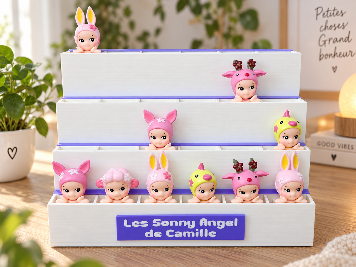 Présentoir personnalisable pour Sonny Angel – 24 emplacements – 4 × 6