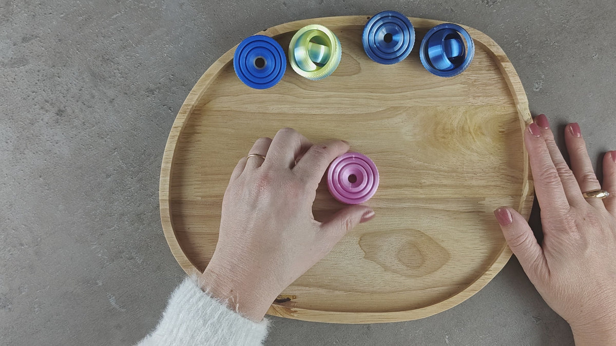 Fidget Gyro – Anti-stress rotatif et sensoriel 3D